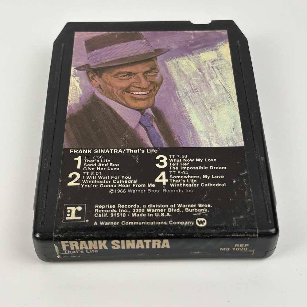 Vintage Frank Sinatra That's Life 8-Track Tape Rare Jazz VTG